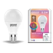 Лампа IoT 8.5Вт А60 E27 RGBW Gauss 1170112