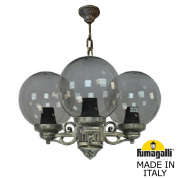 Подвесной уличный светильник FUMAGALLI SICHEM/G250 3L. G25.120.S30.BZF1R Подвесной уличный светильник FUMAGALLI SICHEM/G250 3L. G25.120.S30.BZF1R