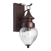 Светильник садово-парковый Feron PL540 на стену вниз 60W E27 230V, коричневый 11890 FERON Светильник садово-парковый Feron PL540 на стену вниз 60W E27 230V, коричневый 11890 FERON