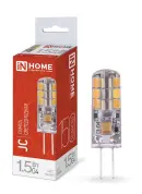 Лампа светодиодная LED-JC 1.5Вт 12В G4 4000К 150лм IN HOME 4690612035963